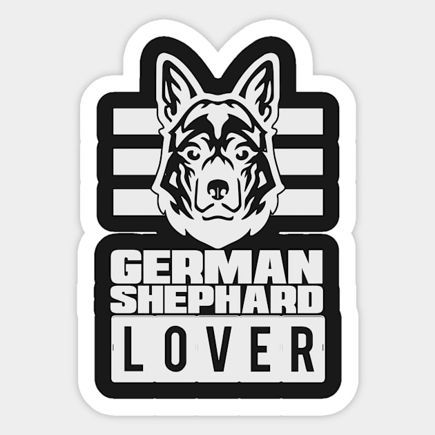 German Shepard Lover Sticker by helloshirts